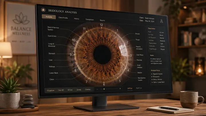 Interface d'analyse de l'iris